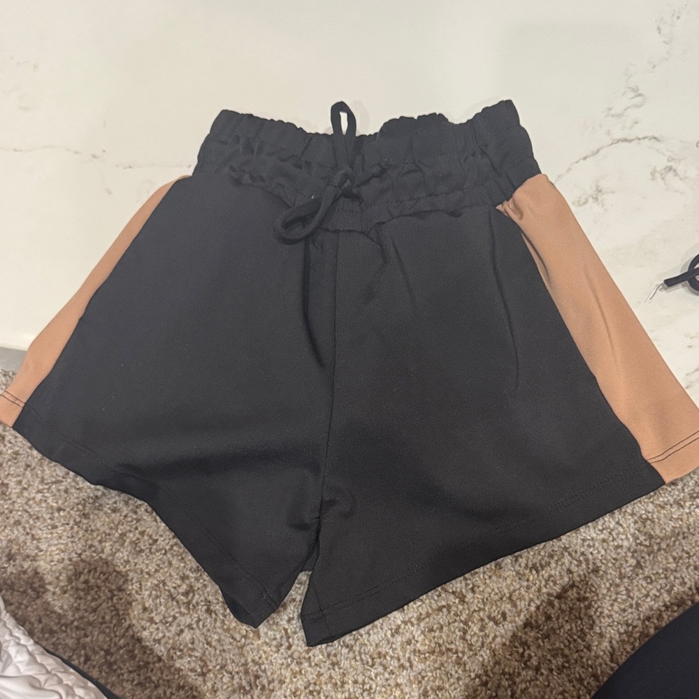Black and Tan kids five the label Shorts